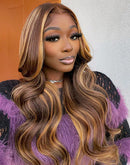 Jessies Wig 13x4 Pre Cut HD Lace Wig Glueless Highlight Honey Blonde Silky Straight Lace Front Wigs