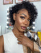 Jessies Wig $148 GET 2 WIGS=18" Straight 4x4 Pre Cut HD Lace Wig+Curly Pixie Cut 4x4 Lace Bob Wig