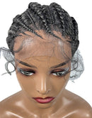 Jessies Wig Hand-Braided Lace Front Braids Wigs Lightweight Swiss Soft Lace Frontal Twist Braided Wigs With Baby Hair