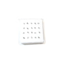 Nose Stud - 4 Dot Sliver -