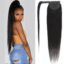 Ali Grace Straight Clip In Weave Ponytail Hair Extensions Human Hair Wrap Around High Ponytail With Weave