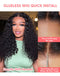 Jessies Wig 13x4 Glueless Crystal HD Lace Water Wave Lace Front Wig 5X6 Pre Cut Lace Closure Wig