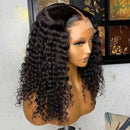 Transparent Loose Deep Wave Wig 4X4 Lace Closure Wig Curly Human Hair Wigs