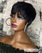 Jessies Wig Buy 2 Wigs= $79.99 10" Straight 4x4 Bob Wig+4" Straight Pixie Cut Wig With Bangs