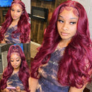 Aligrace 13x4 Lace Body Wave Wigs 99J Color