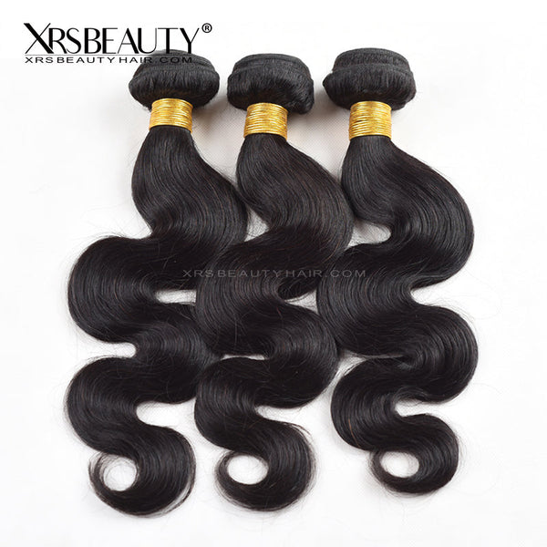 Xrs Beauty Hair 3 Piece Body Wave Hair Virgin Human Hair Bundle [WEFT15]