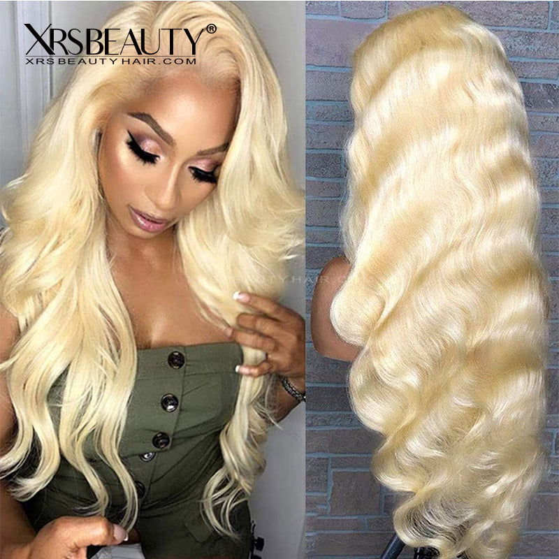 Xrs Beauty Hair 613 Blonde Body Wave Wig 13x4 Lace Front Remy Human Hair Wig [CFW02]