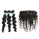 Ali Grace Loose Wave Hair Bundles 3 Pcs with 13*4 Lace Frontal