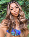 Jessies Wig Balayage Ombre Blonde Glueless HD Lace Wig