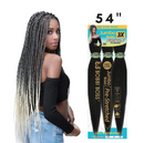 Bobbi Boss 3x Jumbo Braid Feather Tip Pre-Stretched 54" Braiding Hair