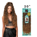 Bobbi Boss 3X Bohemian Box Braid 20" with Water Curl Tips (30 Strands)