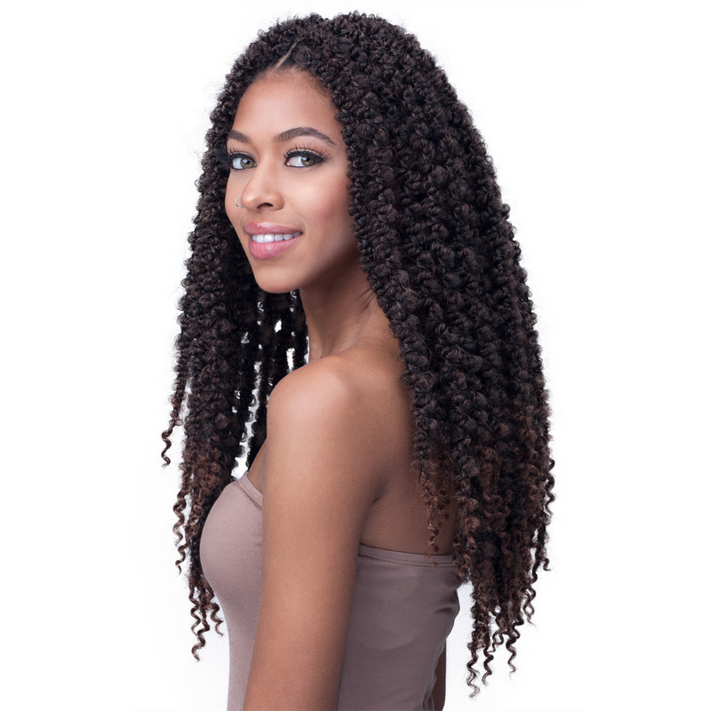 Bobbi Boss Synthetic Crochet Braids - 2X Cali Butterfly Locs Soft Tips 18"