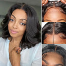 Mslynn Hair Pre Cut 5X5 Body Wave Glueless Wigs Bob Wigs Wear Go Beginner Friendly