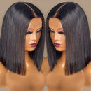 Mslynn Wear Go Wig Silky Straight Pre Cut 5X5 Bob Wigs Glueless Wigs