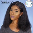 Xrs Beauty Hair *New* Clear Lace Layered Edge Wet and Wavy Bob 3 in1 Human Hair Lace Front Wig [BOB03]