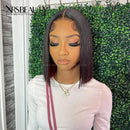 Xrs Beauty Hair *NEW* CLEAR LACE & CLEAN HAIRLINE Straight BoB 13x6 Front Lace Human Hair Wig [BOB34]