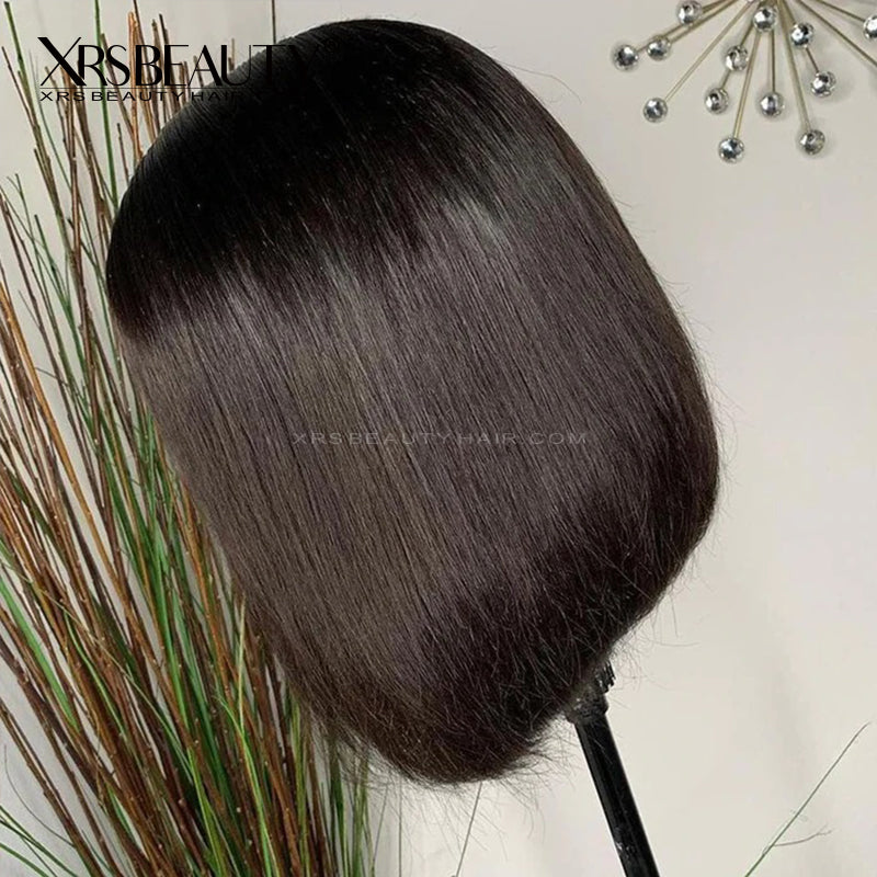 Xrs Beauty Hair *NEW* CLEAR LACE & CLEAN HAIRLINE Straight BoB 13x6 Front Lace Human Hair Wig [BOB34]