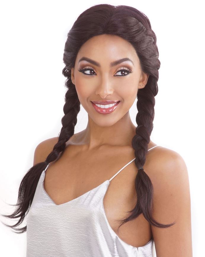 Brown Sugar Style Mix Whole Lace Wig - BS406