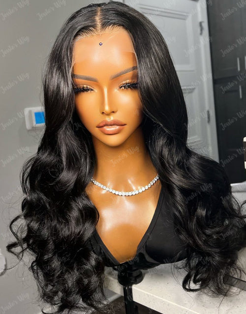 Jessies Wig 13x4 4x4 Real Glueless Crystal HD Lace Body Wave Lace Front Human Hair Wig