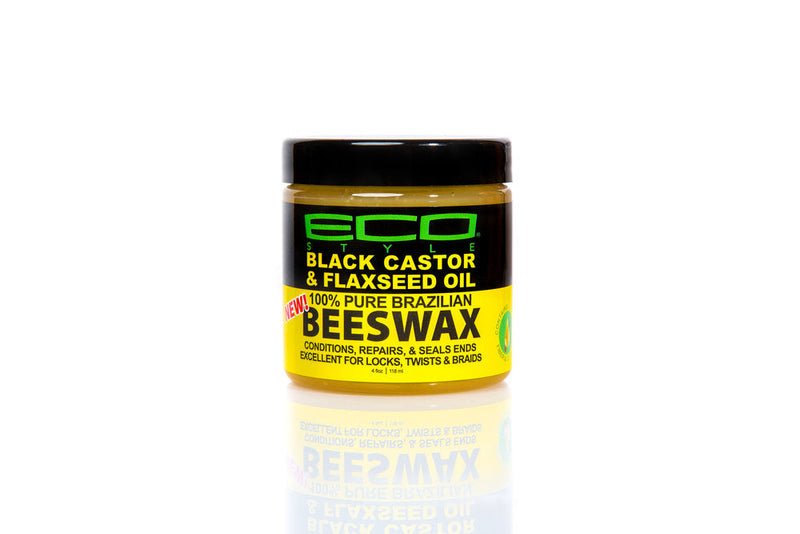 Eco Style Beeswax With Black Castor & Flaxseed Oil (4 Fl Oz)