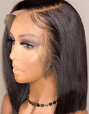 Jessies Wig Blunt Cut Bob Wig 4x4 Transparent HD Lace Closure Wigs With Baby Hair