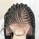 Cornrow Braids Wig Synthetic Lace Front Wig