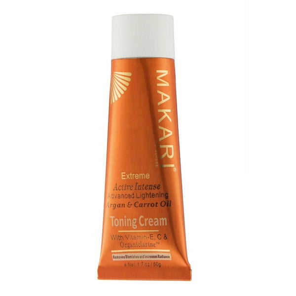 MAKARI EXTREME ACTIVE INTENSE TONING CREAM WITH VITAMIN E, C & ORGANICLARINE (1.7 0Z)