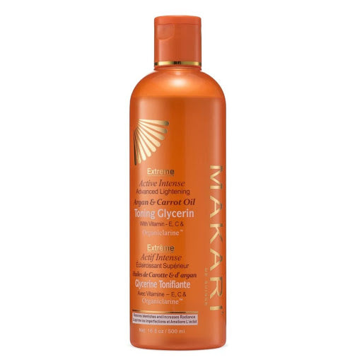 MAKARI EXTREME ACTIVE INTENSE TONING GLYCERIN WITH VITAMIN E, C & ORGANICLARINE (16.8 0Z)