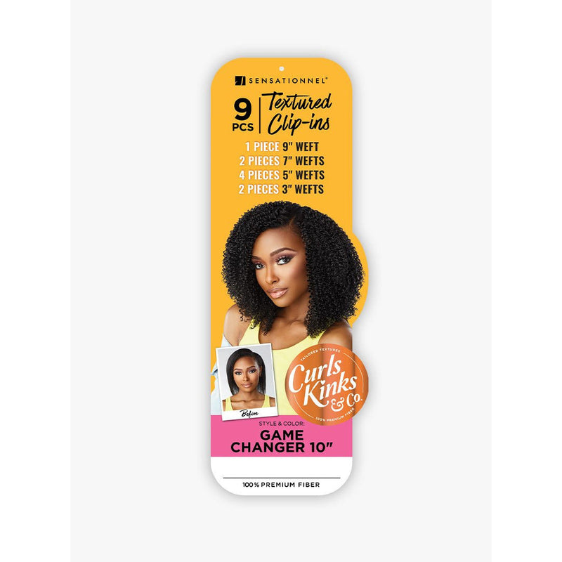 Sensationnel Premium Fiber Curls Kinks & Co Textured Clip-In - Game Changer 10"