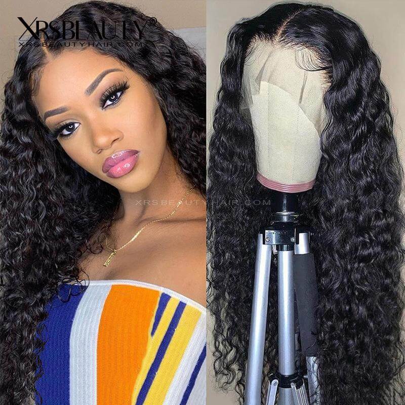 Xrs Beauty Hair Layered Edge Wig Deep Wave 13x5 Lace Frontal Wig Glueless Virgin Human Hair Wig [LFW05]