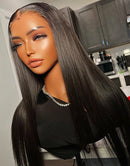 Jessies Wig 30INCH Crystal Lace 5X5 UNDETECTABLE HD Lace Brazilian Straight Human Hair Lace Closure Wigs