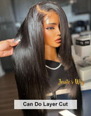 Jessies Wig 30INCH Crystal Lace 5X5 UNDETECTABLE HD Lace Brazilian Straight Human Hair Lace Closure Wigs