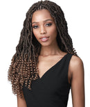 BOBBI BOSS NU LOCS 2X CURLY TIPS 18" CROCHET HAIR (LIMITED QTY)