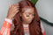 New #33 Red Brown Auburn Color Wig 4X4/13X4 Yaki Straight Human Hair Wig Fall Trend Hair