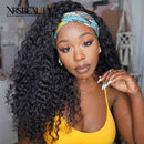 Xrs Beauty Hair 180% Density Glueless Human Hair Deep Curly Headband Wig [HBW07]