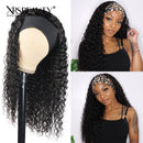 Xrs Beauty Hair 180% Density Glueless Human Hair Deep Curly Headband Wig [HBW07]