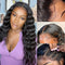 Transparent Loose Deep Wave Wig 4X4 Lace Closure Wig Curly Human Hair Wigs