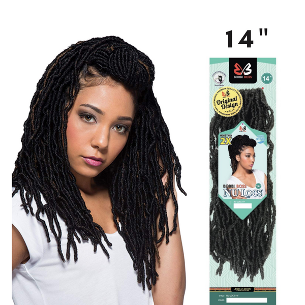 BOBBI BOSS NU LOCS 2X  LIGHT WEIGHT 14" CROCHET HAIR