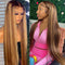 (Super Deal)210% Density Honey Blonde Piano Highlights Hd Transparent Lace Human Hair Wigs Free Part 13x4/5x5 Body Wave Wig