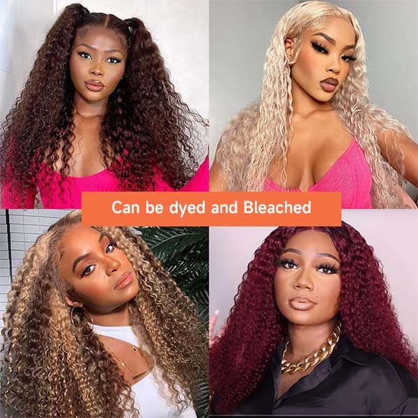 Breathable Cap Air Wig Kinky Curly Transparent 13X4 Lace Wig Beginner Friendly Wig