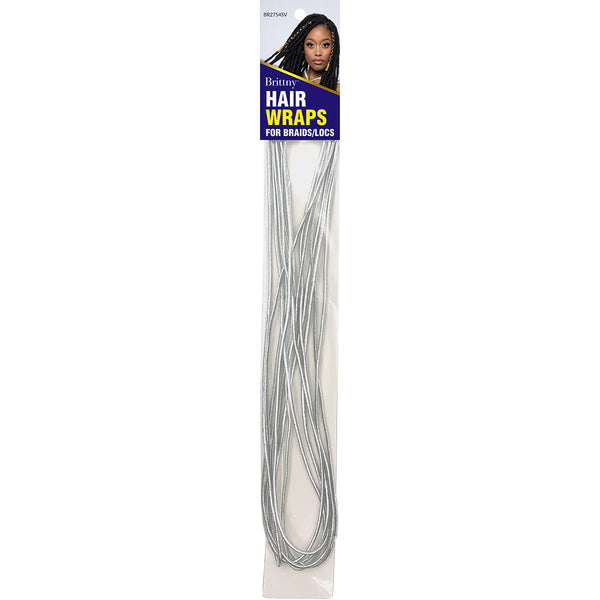 Hair Wraps for Braids & Locs Stretchable - Sliver