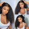 Mslynn Hair HD Lace Wigs 150% Density Transparent 13x4 Lace Front Wig Bouncy Curly Frontal Wig