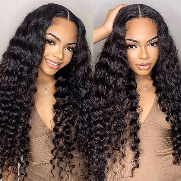 Mslynn Hair HD Lace Wigs 13x4 Lace Front Wig Deep Wave Wig