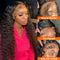 Mslynn Hair HD Lace Wigs 13x4 Lace Front Wig Deep Wave Wig