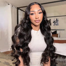 Mslynn 4x4 HD Lace Closure Wigs Body Wave Wig Glueless Wig Pre Plucked With Baby Hair