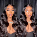 Mslynn 4x4 HD Lace Closure Wigs Body Wave Wig Glueless Wig Pre Plucked With Baby Hair