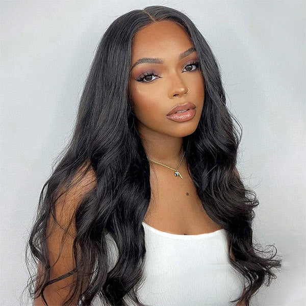 Mslynn 4x4 HD Lace Closure Wigs Body Wave Wig Glueless Wig Pre Plucked With Baby Hair