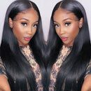 Mslynn 4x4 Lace Closure Wig HD Lace Wigs Straight Transparent Lace Wigs For Women