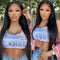 Mslynn 4x4 Lace Closure Wig HD Lace Wigs Straight Transparent Lace Wigs For Women