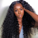 Mslynn 4x4 HD Lace Closure Wigs Water Wave Wig Pre Plucked Glueless Human Hair Wig